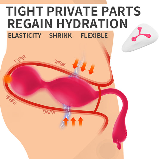 Night Sakura Yoga Vaginal Dumbbell Electric Shock Exercise Device Private Kegel Ball Pelvic Floor Muscle Contractor Silicone Masturbator