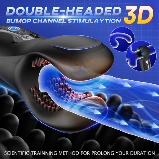 10 frequency bite training device, male vibrator, vibration massage, glans stretching device, exercise device, adult sex toy