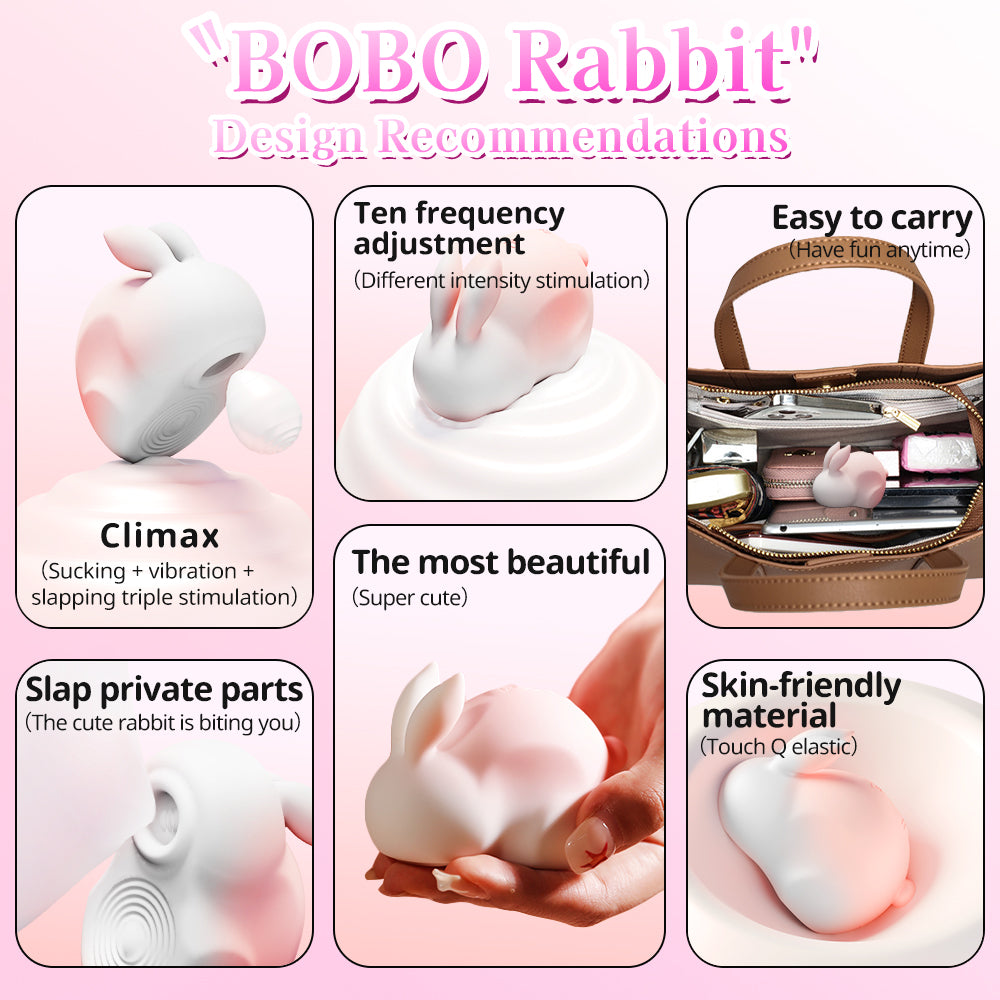 Night Sakura Bobo Rabbit Jumping Egg High frequency Strong earthquake Female Sucking Vibration Stick Small and Cute Adult Electric Toy