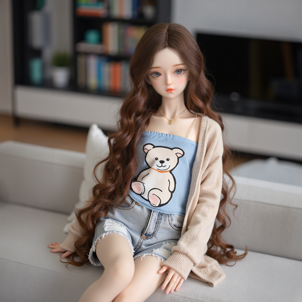 60cm Hot Blooded Youth Solid Silicone Doll Men's Real Person Version Can be Inserted into Adult Products