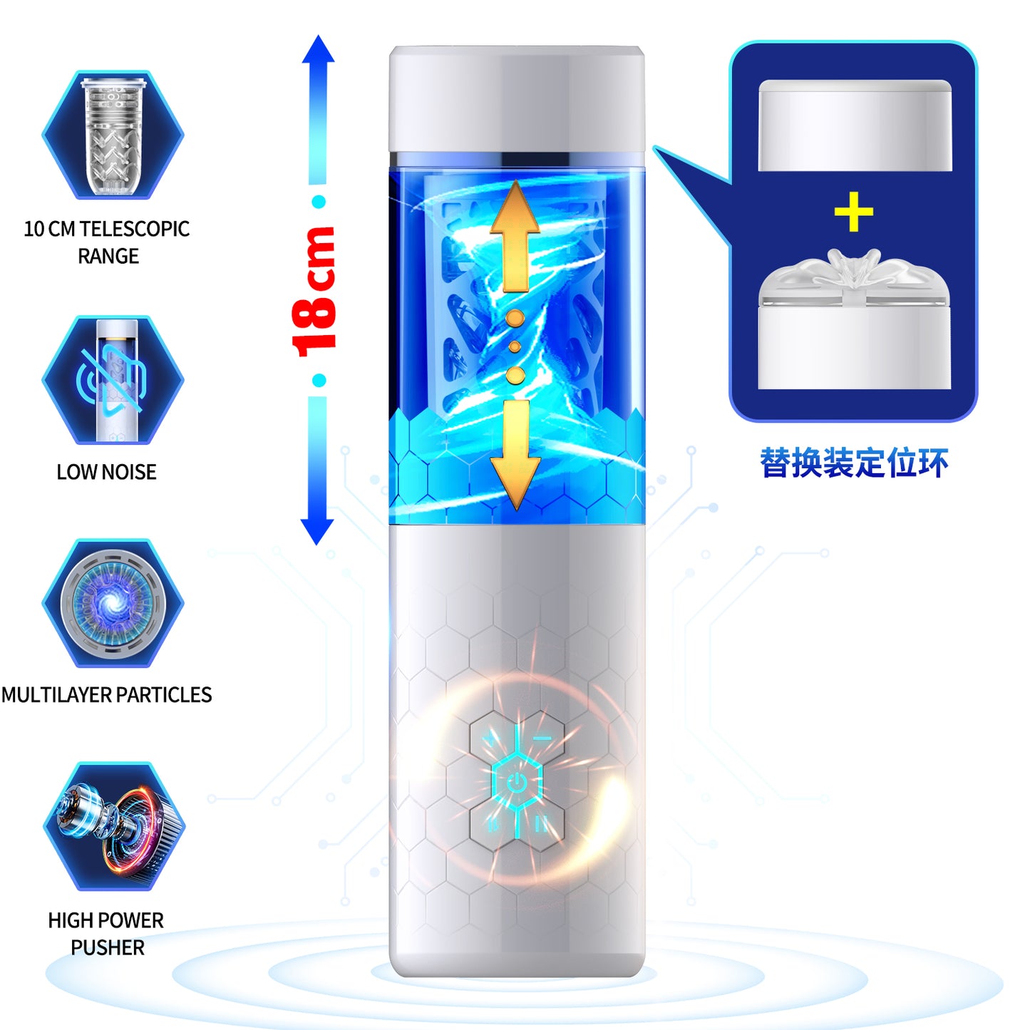 Private Enjoyment Fun OmySky Knife Kite Male Bluetooth Rechargeable Rotating Fully Smart Electric Vibrator