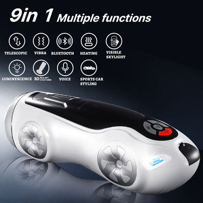 Night Sakura Bluetooth Super Run Airplane Men's Cup Simulation Yin Stretching Fully Automatic Masturbator Adult Sex Toy