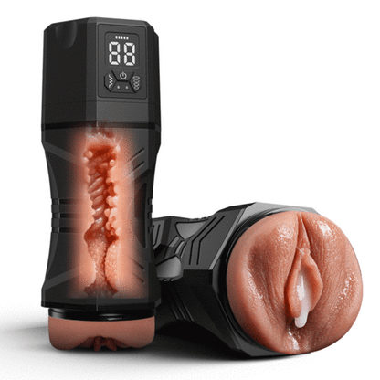【Tighter Than Ever】Captain Titan – Masturbator with 5 Suction Levels, 9 Vibration Modes, Realistic Riding & Squeezing Ac