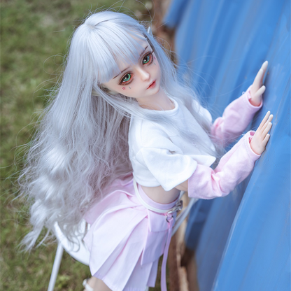 60cm full body silicone solid elf doll for men, insertable inflatable doll, real life version, adult sex toy doll