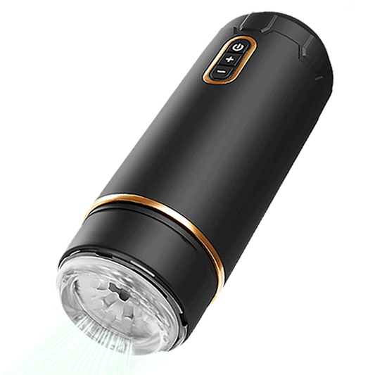 Freedom Automatic Rechargeable Vibrating Suction Cup Massager for Men - Self-pleasure Adult Sexual Toy