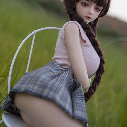 Anime physical inflatable doll for men can be inserted into the hand-made BJD genuine 60cm silicone doll