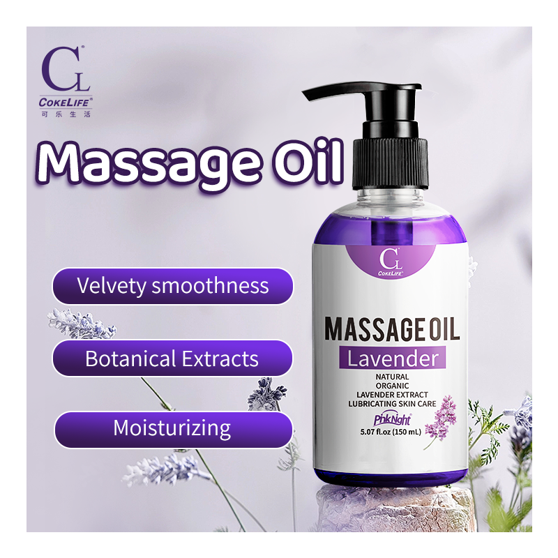COKELIFE massage essential oil human body lubrication massage push back thermal sensation lavender