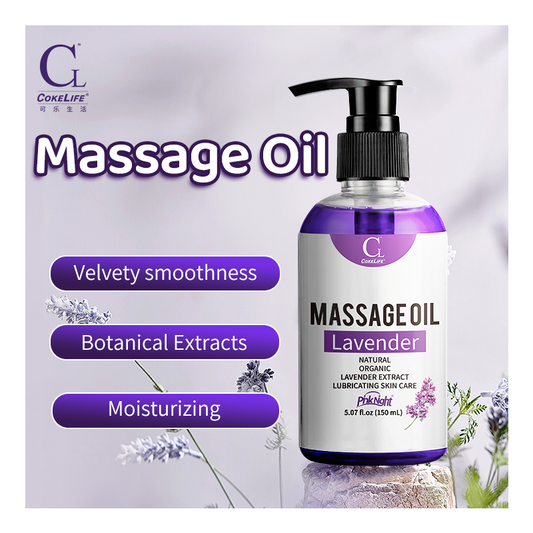 COKELIFE massage essential oil human body lubrication massage push back thermal sensation lavender