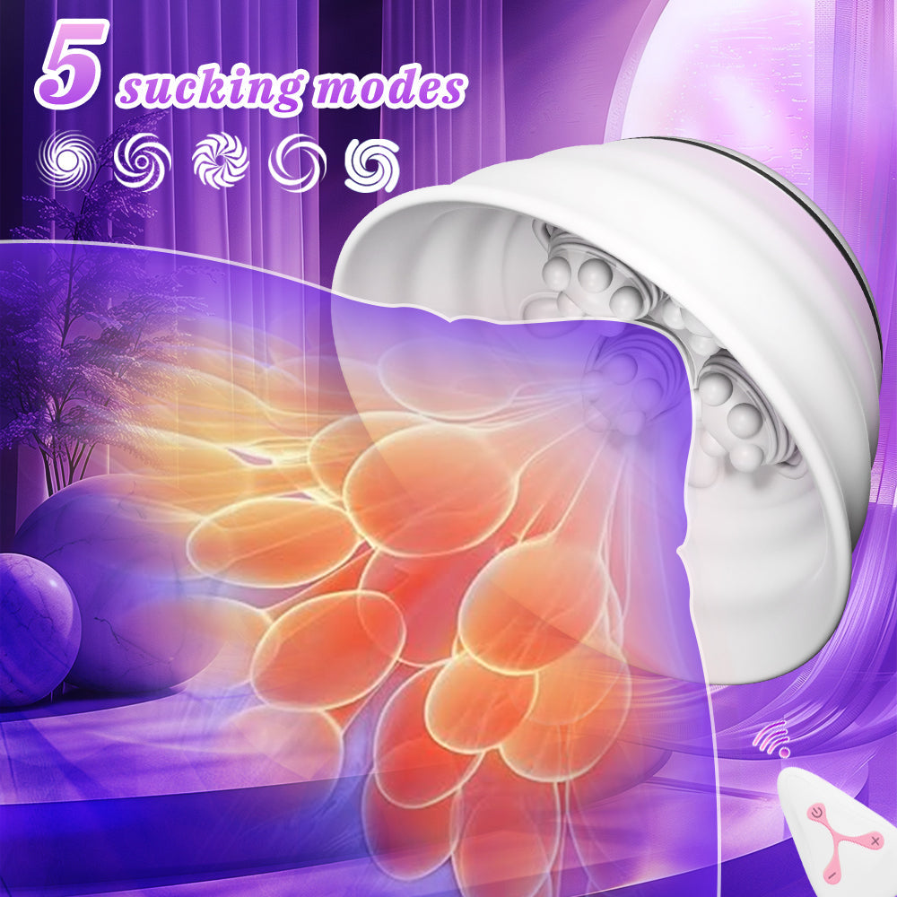 Angel Mask Breast Massager Nipple Female Flirting Vibration Sucking Adult Products