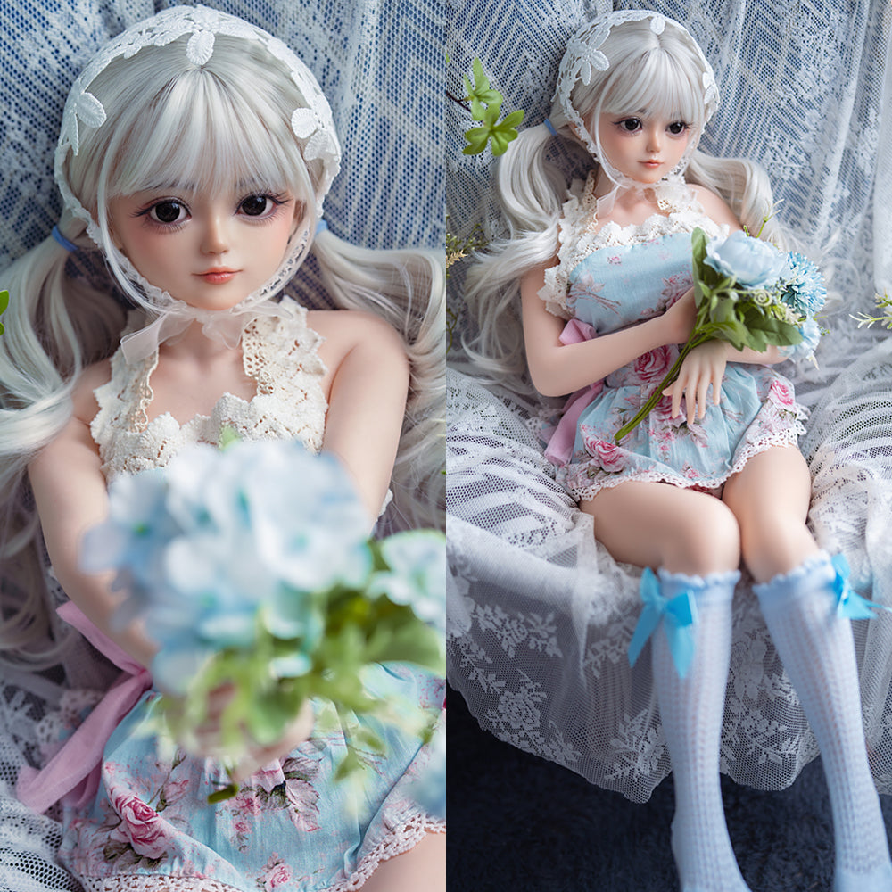 Solid doll full silicone handle can be inserted into the anime 85cm soft sexy doll joint human version