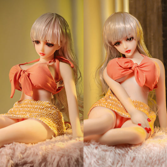 80cm full body solid inflatable doll silicone real person version can be inserted into adult men's sex toys with figurines