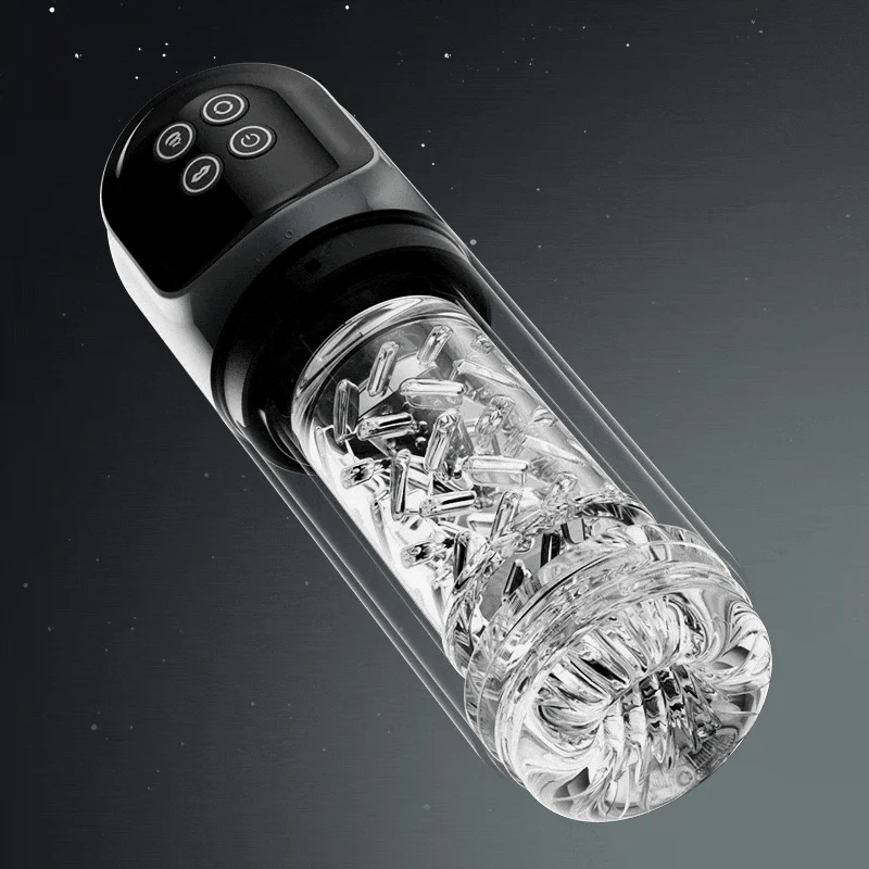 【6.02 IN Depth】 Night Elf 7 Rotation Suction Vacuum Pumps Masturbator Pocket Pussy Adult Male Sex Toys