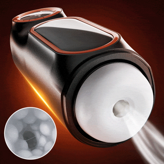 【50% Off】Romanlust LCD Sucking Thrusting Vibrating Male Masturbator Male Sex Toy