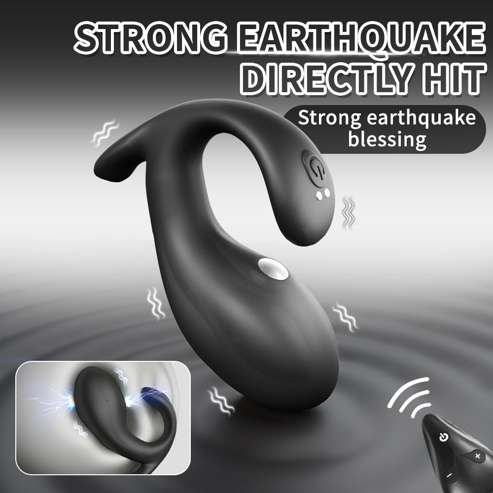 Electro-shock anal plug for men and women with microcurrent, G-spot stimulation, and SM training accessories for adult pleasure