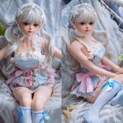 Solid doll full silicone handle can be inserted into the anime 85cm soft sexy doll joint human version