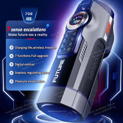 ‌LETEN Ultra-Pleasure Stroker – Suction Sound FX | Auto-Heating | High-Speed Thrust Tech‌