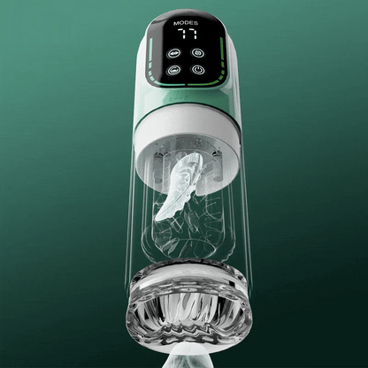 【Free Lube】Romanlust Starry Gaze 4 in 1 Dual Egg Vibrator Rotating Thrusting Suction Masturbator Sex Toys For Men