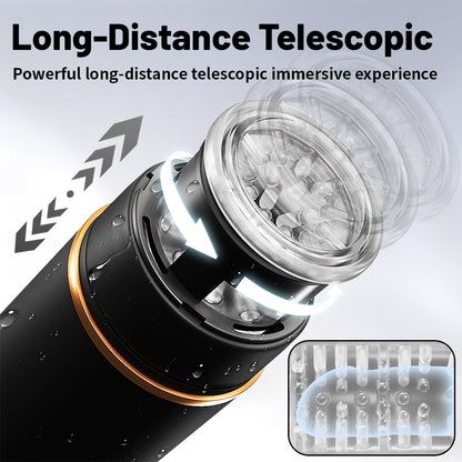 Freedom Automatic Rechargeable Vibrating Suction Cup Massager for Men - Self-pleasure Adult Sexual Toy