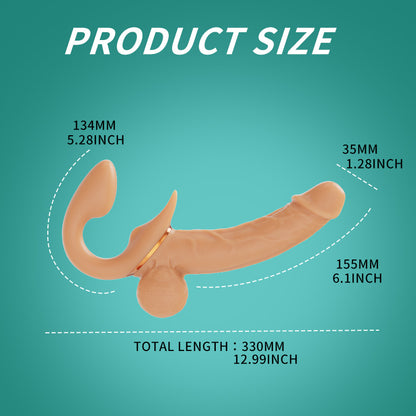 Night Sakura lesbian double headed dragon dildo soft flesh realistic fully automatic wearing imitation real and fake dildo masturbator adult toy