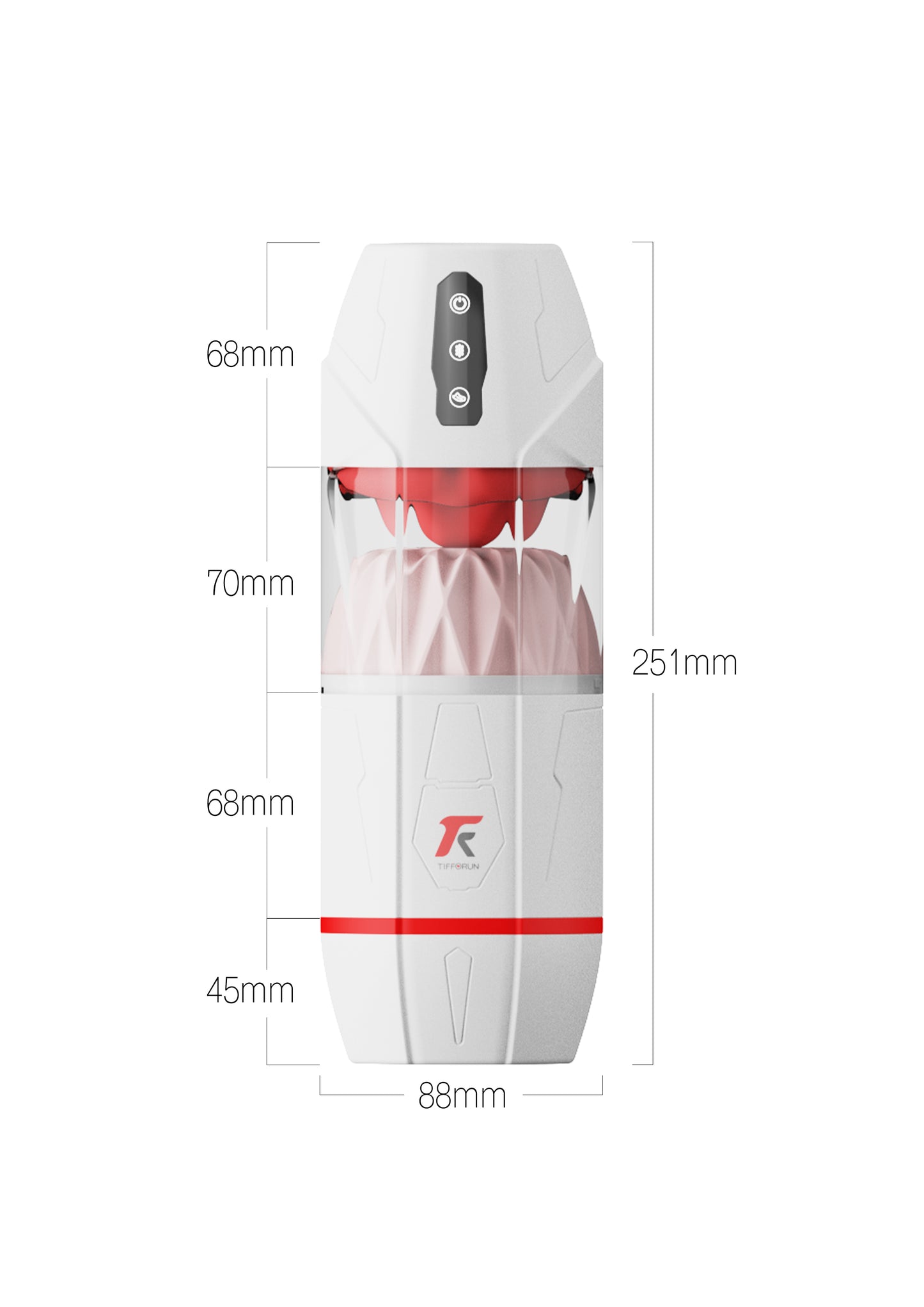 Tihibong vibrating airplane cup electric fully automatic male tongue licking and sucking masturbator, cross-border new product of sex toys