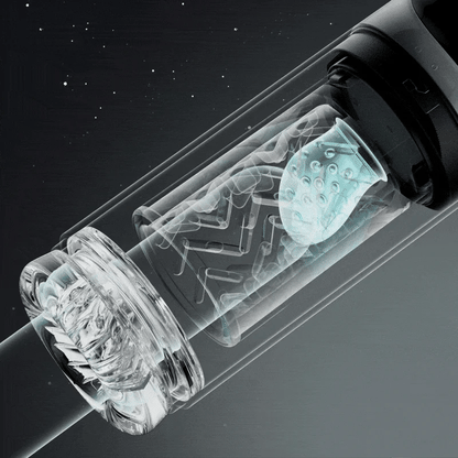 【6.02 IN Depth】 Night Elf 7 Rotation Suction Vacuum Pumps Masturbator Pocket Pussy Adult Male Sex Toys