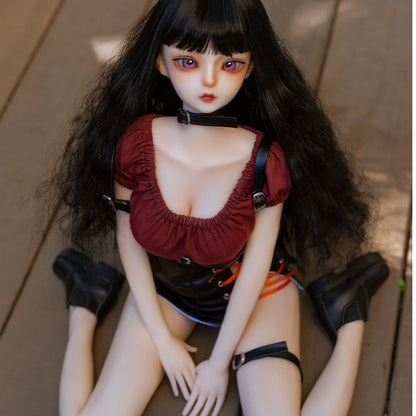Anime silicone doll bjd three part 60cm small entity puppet male pluggable sexy beauty simulation manual
