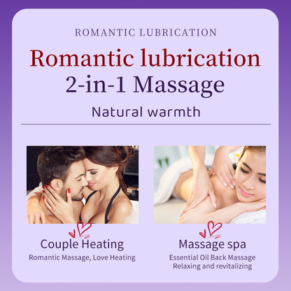 COKELIFE massage essential oil human body lubrication massage push back thermal sensation lavender