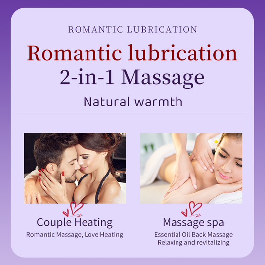 COKELIFE massage essential oil human body lubrication massage push back thermal sensation lavender