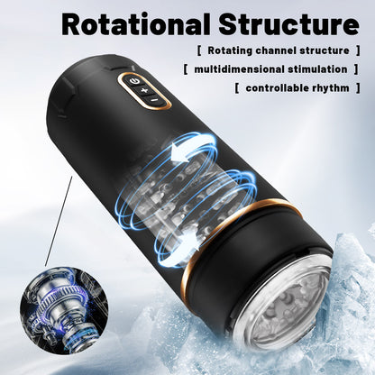 Freedom Automatic Rechargeable Vibrating Suction Cup Massager for Men - Self-pleasure Adult Sexual Toy