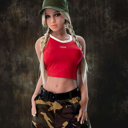 Lisa 166CM Military Drill Instructor Hot Sexy Full Size Tpe Sex Doll
