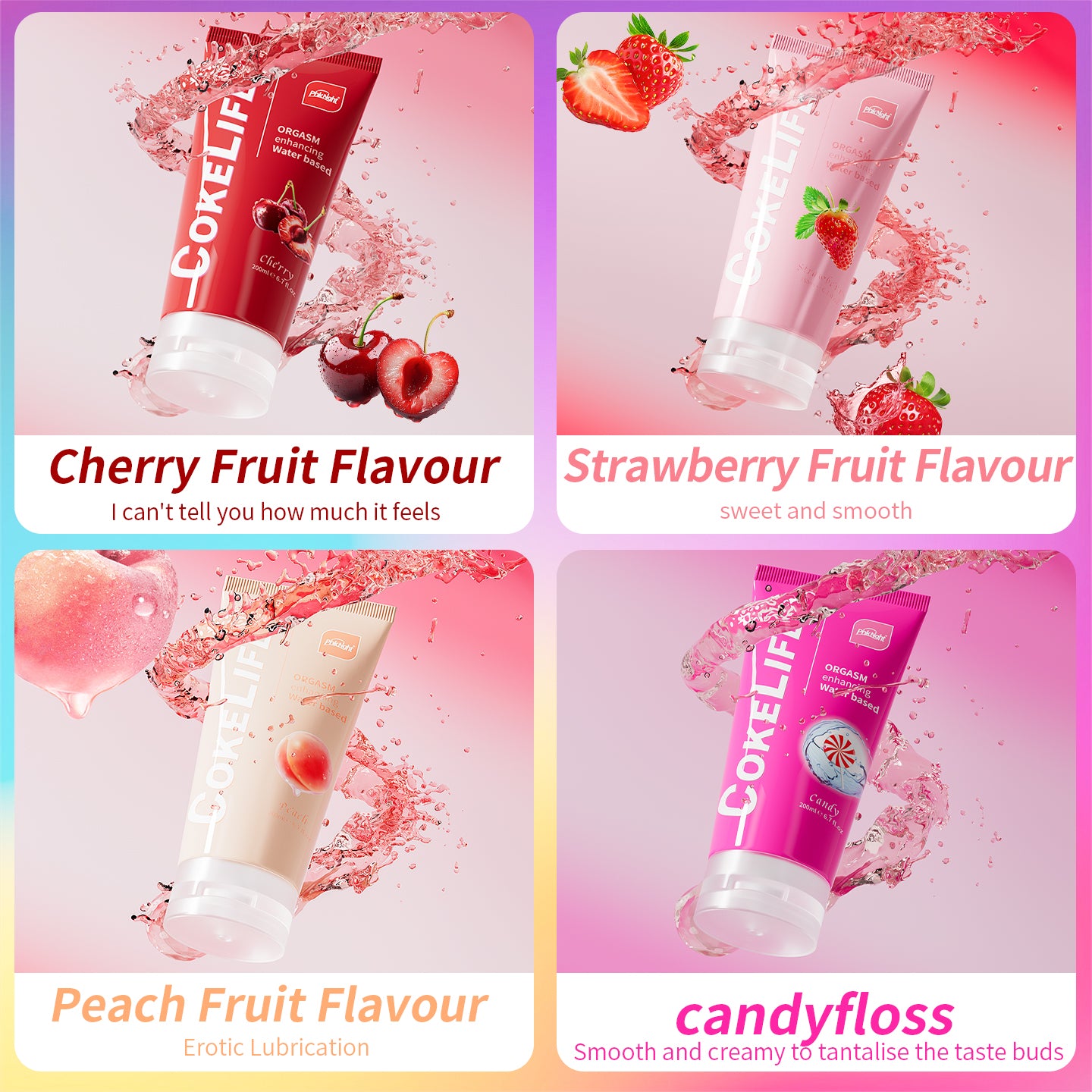 Coca Cola Life Adult Products Fruit Flavor Lubricant Couple Private Lubricant Smooth and Gentle Adult Sex Products