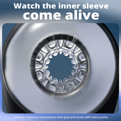 【50% Off】【Fits all sizes】LustGear Belt-Driven Vibrating Stroker Masturbator