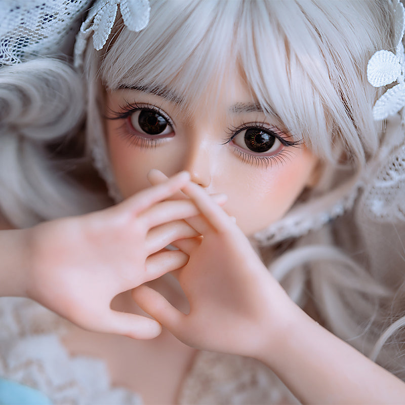 Solid doll full silicone handle can be inserted into the anime 85cm soft sexy doll joint human version