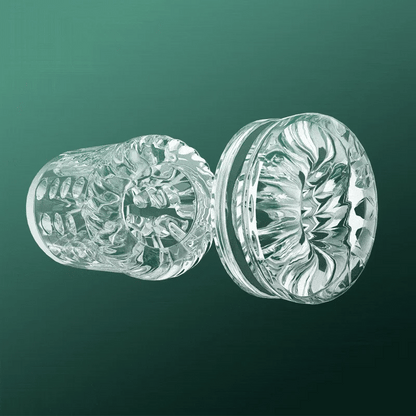 【Free Lube】Romanlust Starry Gaze 4 in 1 Dual Egg Vibrator Rotating Thrusting Suction Masturbator Sex Toys For Men