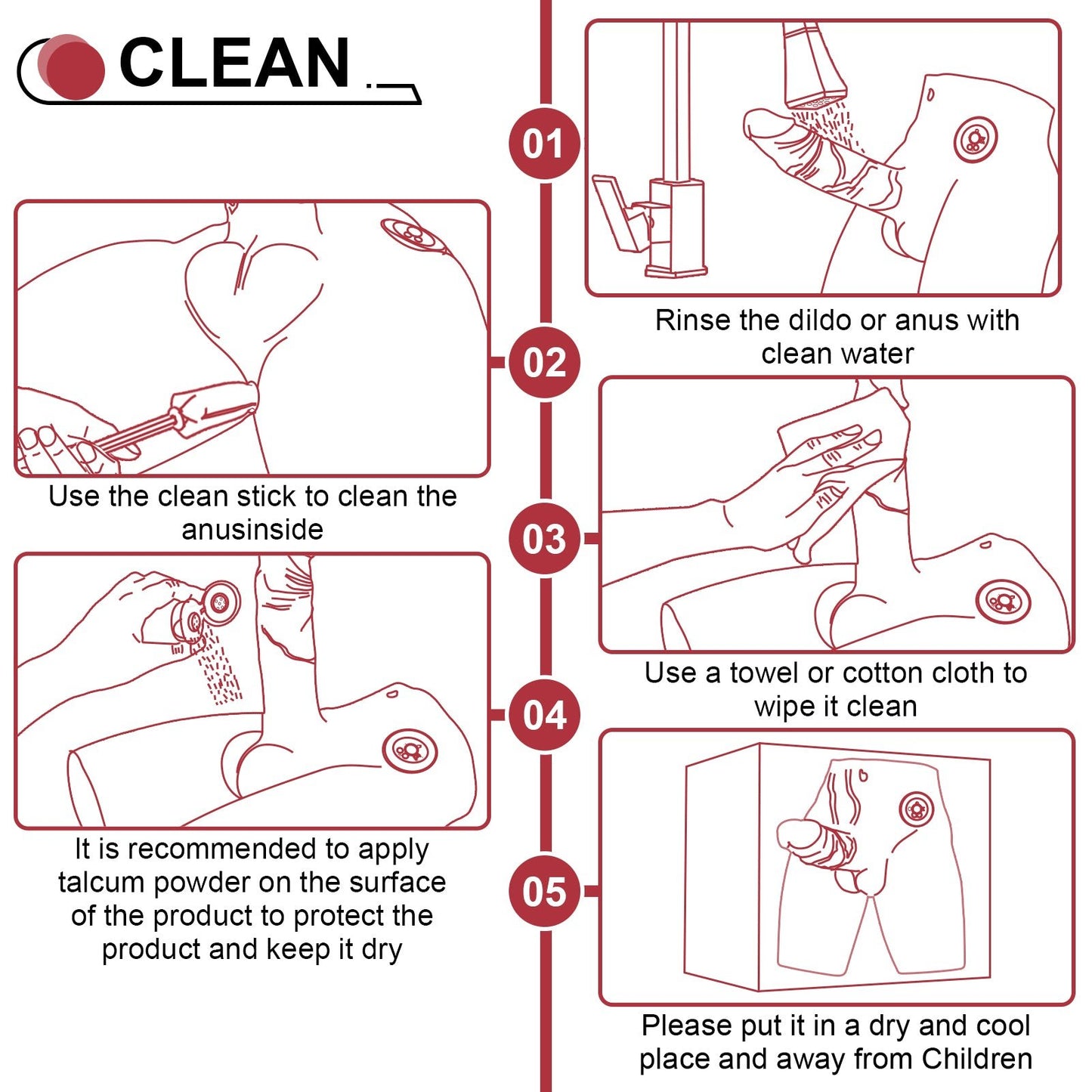 Eronight 7 Inch Thrusting Vibrating Dildo Brown Realistic Butt