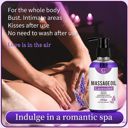 COKELIFE massage essential oil human body lubrication massage push back thermal sensation lavender