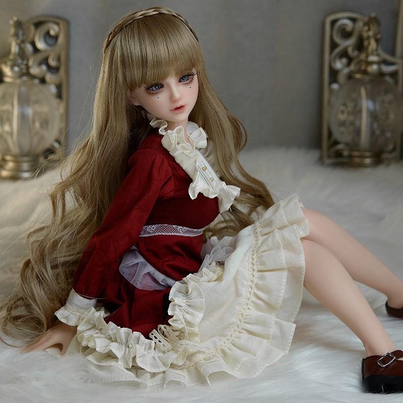 Lolita full silicone doll 60cm court maid COS simulation adult product