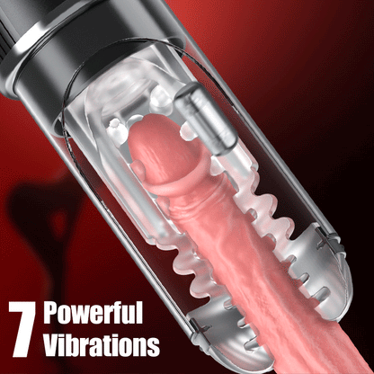 Newvibe 5 Rotating 5 Sucking 7 Vibrating Masturbator & Training 2 IN 1 Adult Toys