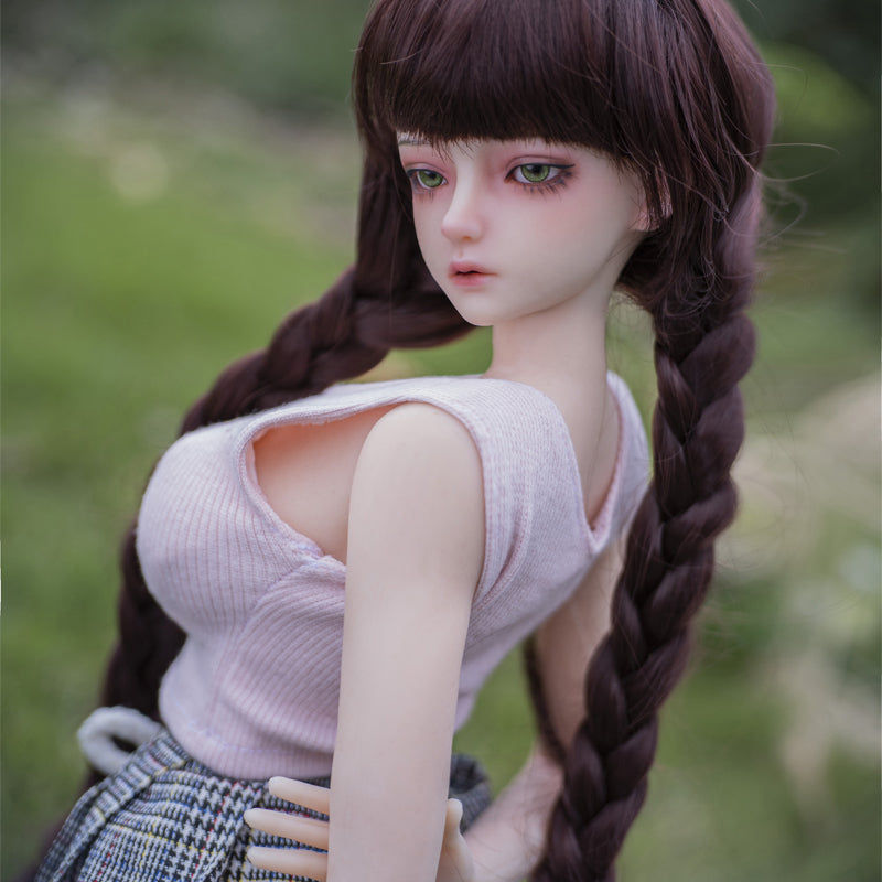 Anime physical inflatable doll for men can be inserted into the hand-made BJD genuine 60cm silicone doll