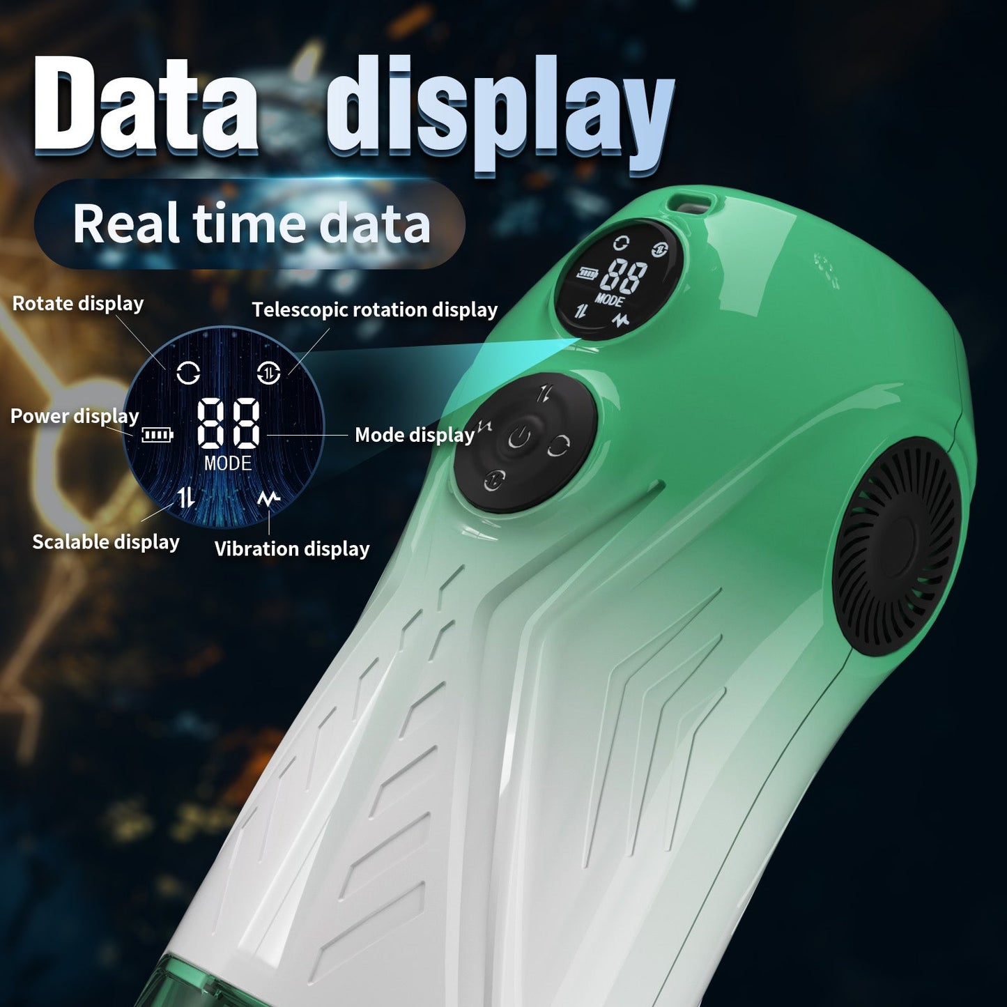 Toyshcool Starlight Extendable Rotating Vibrating Airplane Cup – Men’s Self-pleasure Device