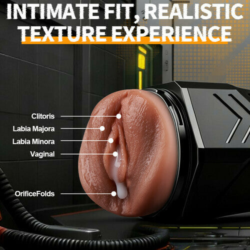 【Tighter Than Ever】Captain Titan – Masturbator with 5 Suction Levels, 9 Vibration Modes, Realistic Riding & Squeezing Ac
