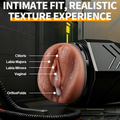 【Tighter Than Ever】Captain Titan – Masturbator with 5 Suction Levels, 9 Vibration Modes, Realistic Riding & Squeezing Ac