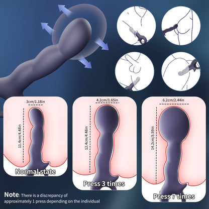 Backstory vibrator anal chrysanthemum electric strong earthquake silicone anal plug gay couple masturbator sex toy