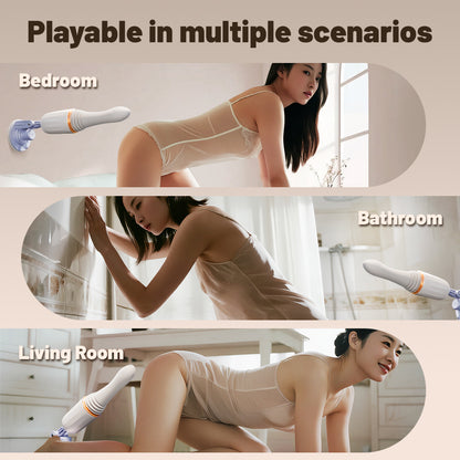 Jiyu Small Steel Cannon Automatic Telescopic Insertion Cannon Machine Multi functional Vibration Stick AV Stick Female Sexual Pleasure Toy