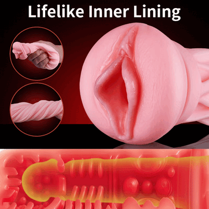 Leten ThundercoreX 6 Thrusting Infrared Heated Realistic Vaginal Masturbator