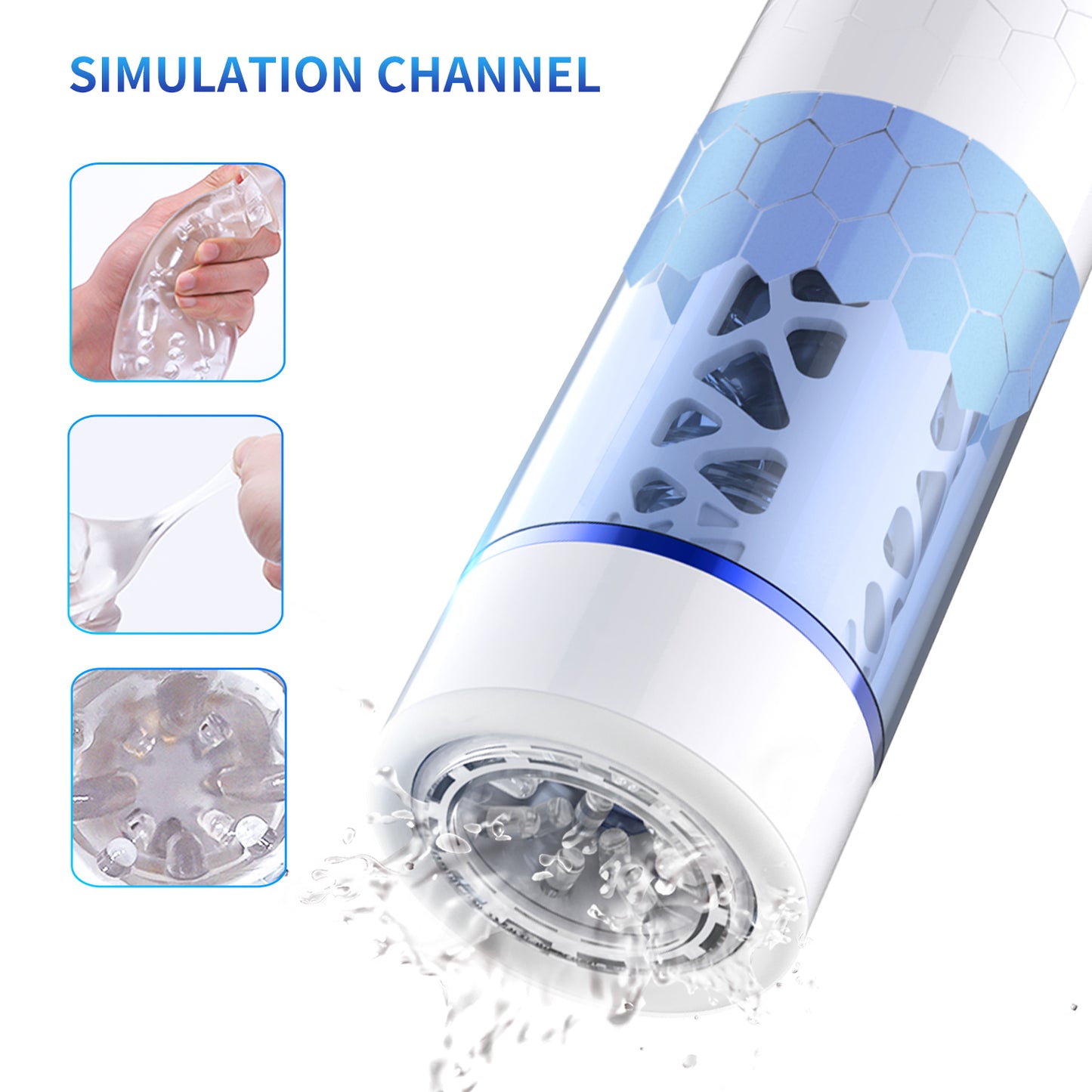 Private Enjoyment Fun OmySky Knife Kite Male Bluetooth Rechargeable Rotating Fully Smart Electric Vibrator