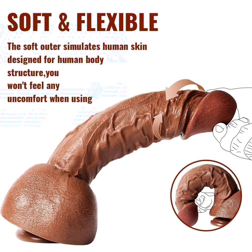 Buder Manual Dildo for Big Size Fun 12.60 Inches