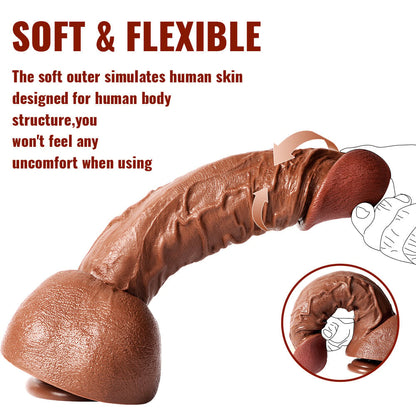 Buder Manual Dildo for Big Size Fun 12.60 Inches