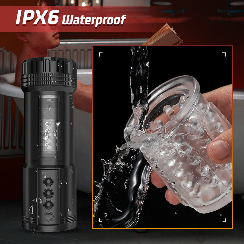 Flashlight 3 In 1 Vagina 10 Vibrating 5 Thrusting 5 Suction Male Masturbator