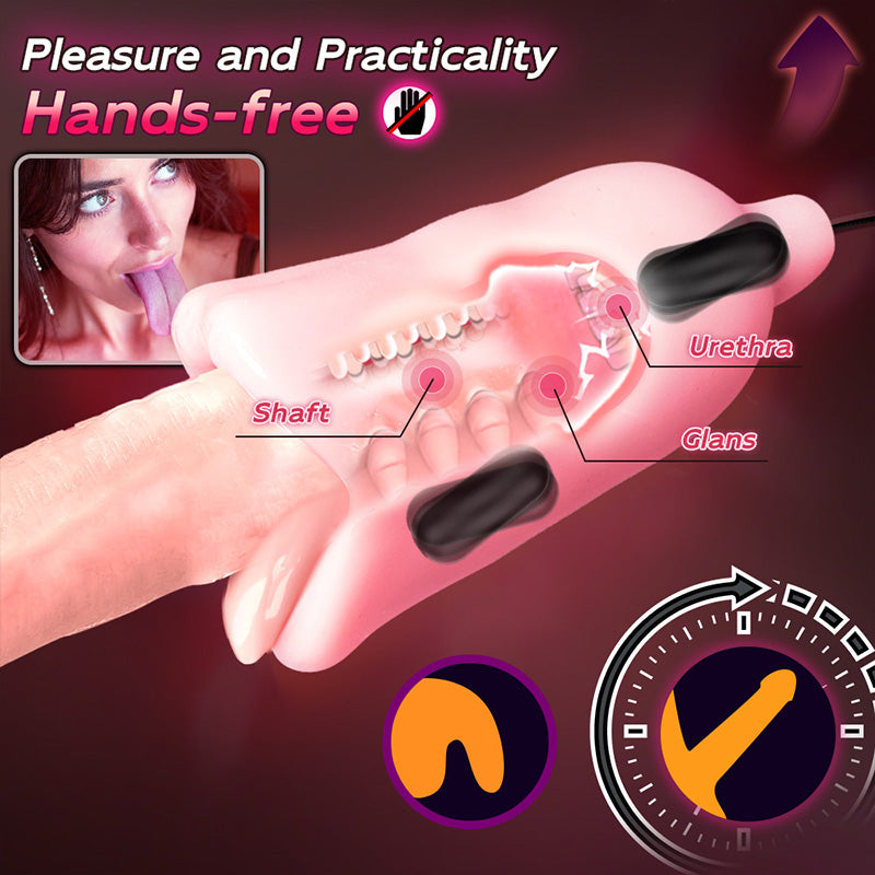 Newvibe 10 Vibration Male Glans Training Stimulator Blow Job Toys